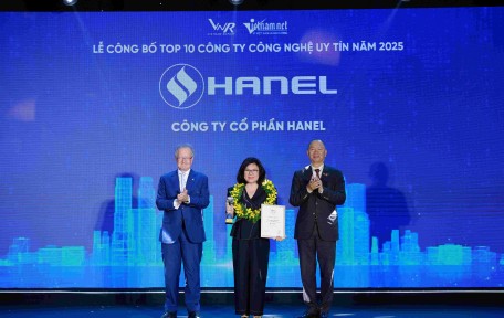 HANEL ĐƯỢC BÌNH CHỌN TOP 10 CÔNG TY CÔNG NGHỆ UY TÍN NĂM THỨ 5 LIÊN TIẾP  